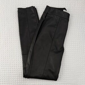 Topshop Black Faux Leather Leggings